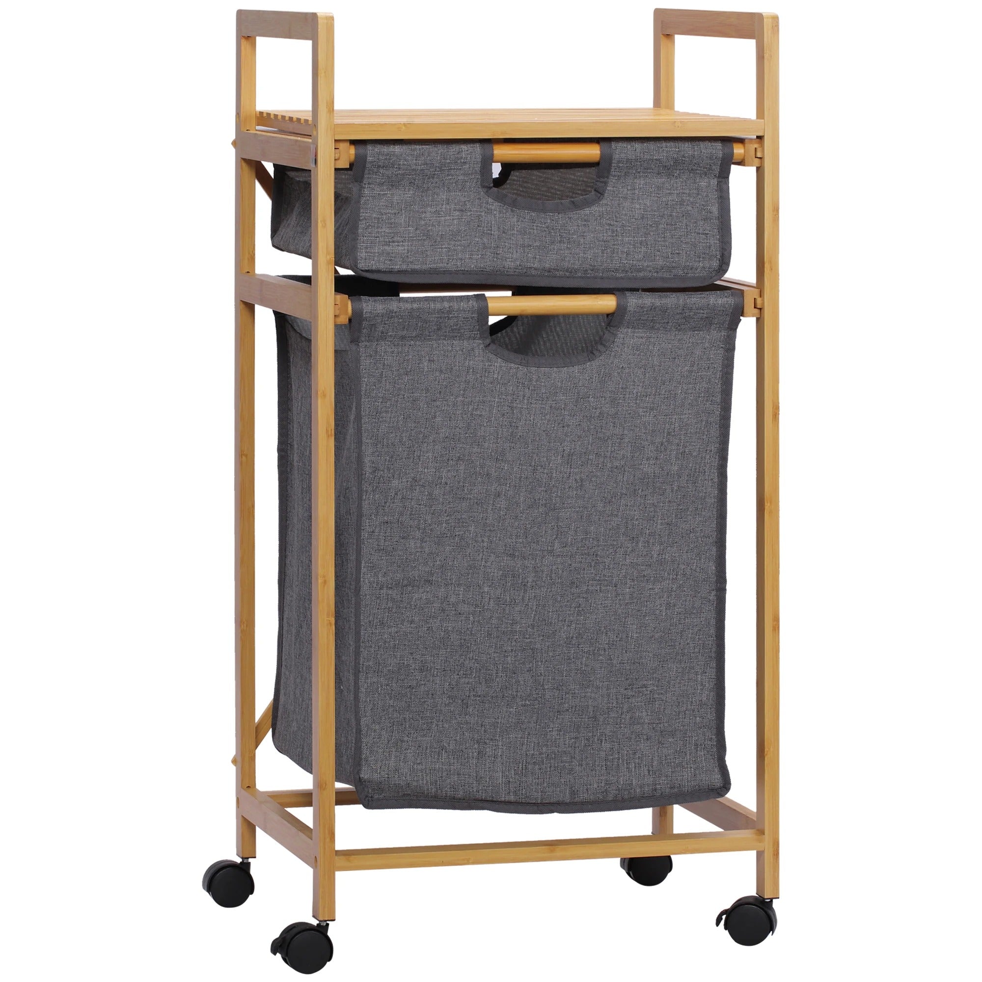 Bambora Bin – Duurzame Bamboe Wasmand met Stijlvol Design
