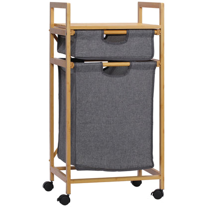 Bambora Bin – Duurzame Bamboe Wasmand met Stijlvol Design