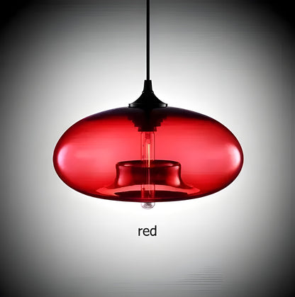 AuroraGlass Light – Kleurrijke Glazen Hanglamp in Scandinavisch Design