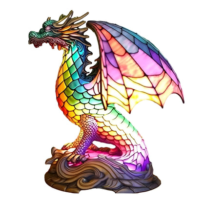 MystiLight – Tafellamp met Dierenmotief (Draak of Olifant)