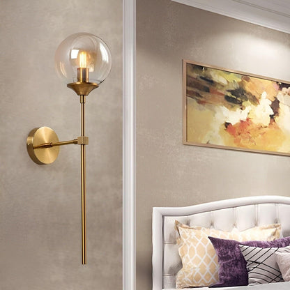 Lumisphere – Wandlamp van Glas & Goud