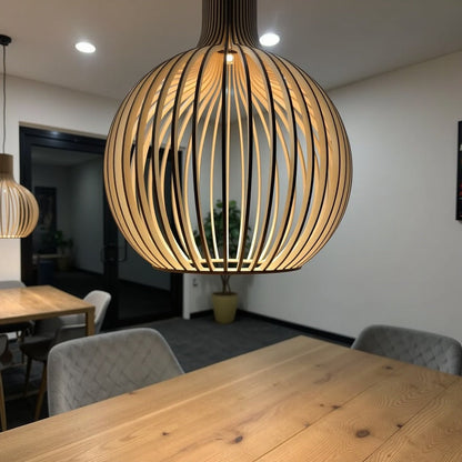 Fayrèn – Houten Hanglamp met Natuurlijke Uitstraling