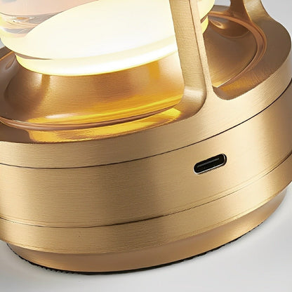 tafellamp van aluminium en acryl – Bonq