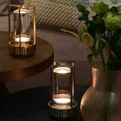 tafellamp van aluminium en acryl – Bonq