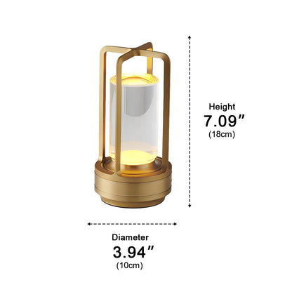 tafellamp van aluminium en acryl – Bonq
